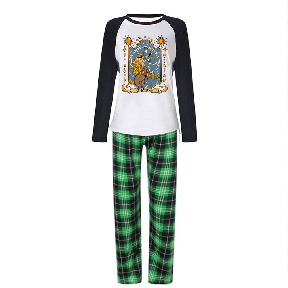 Purplehecate Sagittarius Zodiac Christmas Pajamas