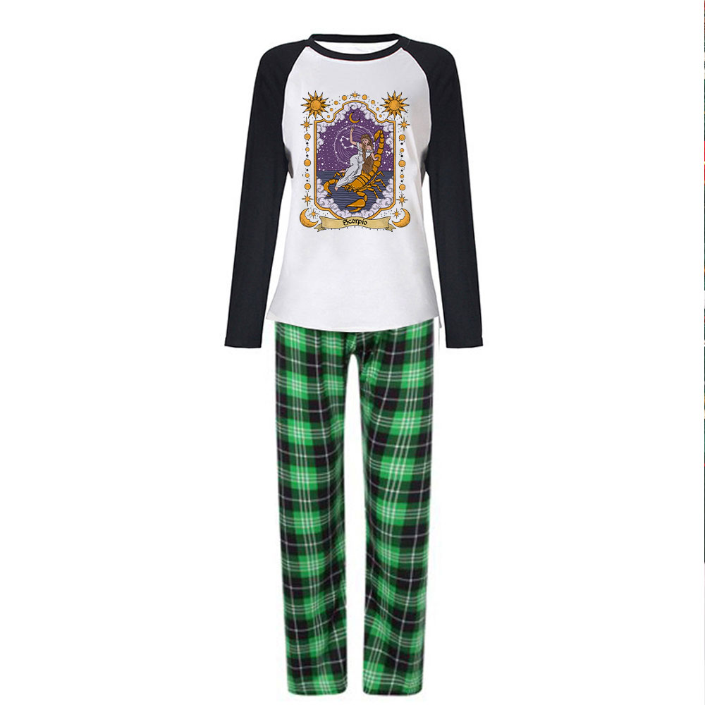 Purplehecate Scorpio Zodiac Christmas Pajamas
