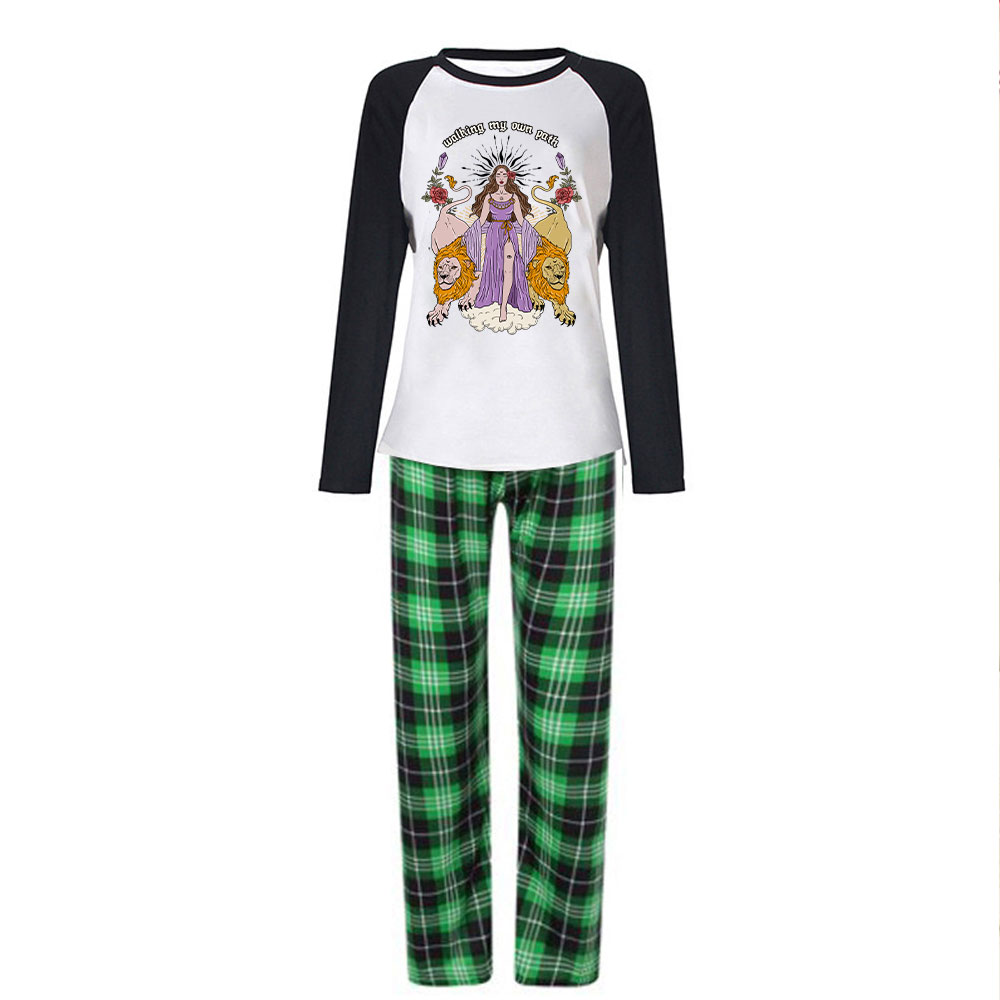 Purplehecate The Goddess Walking My Own Path Christmas Pajamas