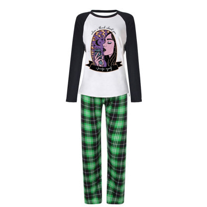 Purplehecate When I Think About You Christmas Pajamas