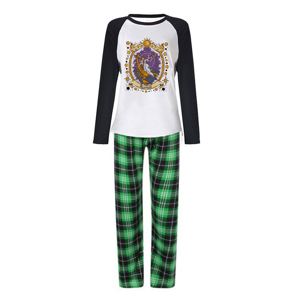 Purplehecate Celestial Scorpio Zodiac Christmas Pajamas
