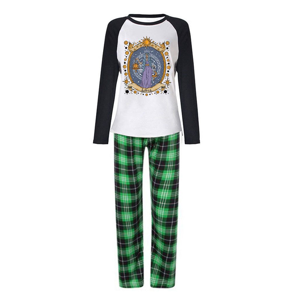 Purplehecate Celestial Libra Zodiac Christmas Pajamas