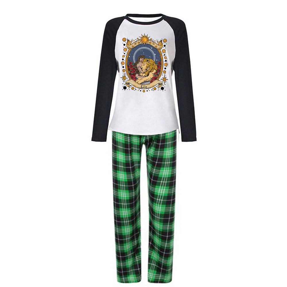Purplehecate Celestial Leo Zodiac Christmas Pajamas