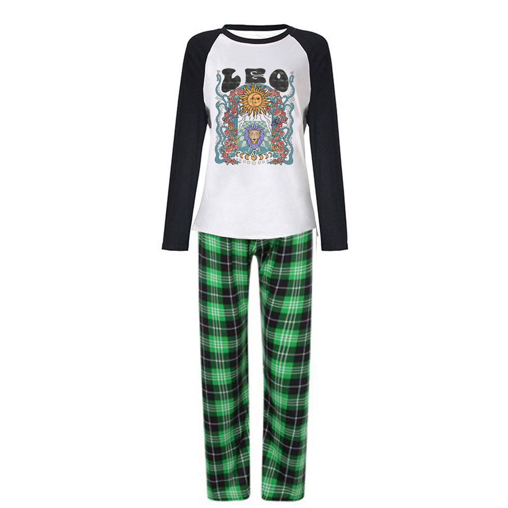 Purplehecate Leo Spirit Zodiac Christmas Pajamas