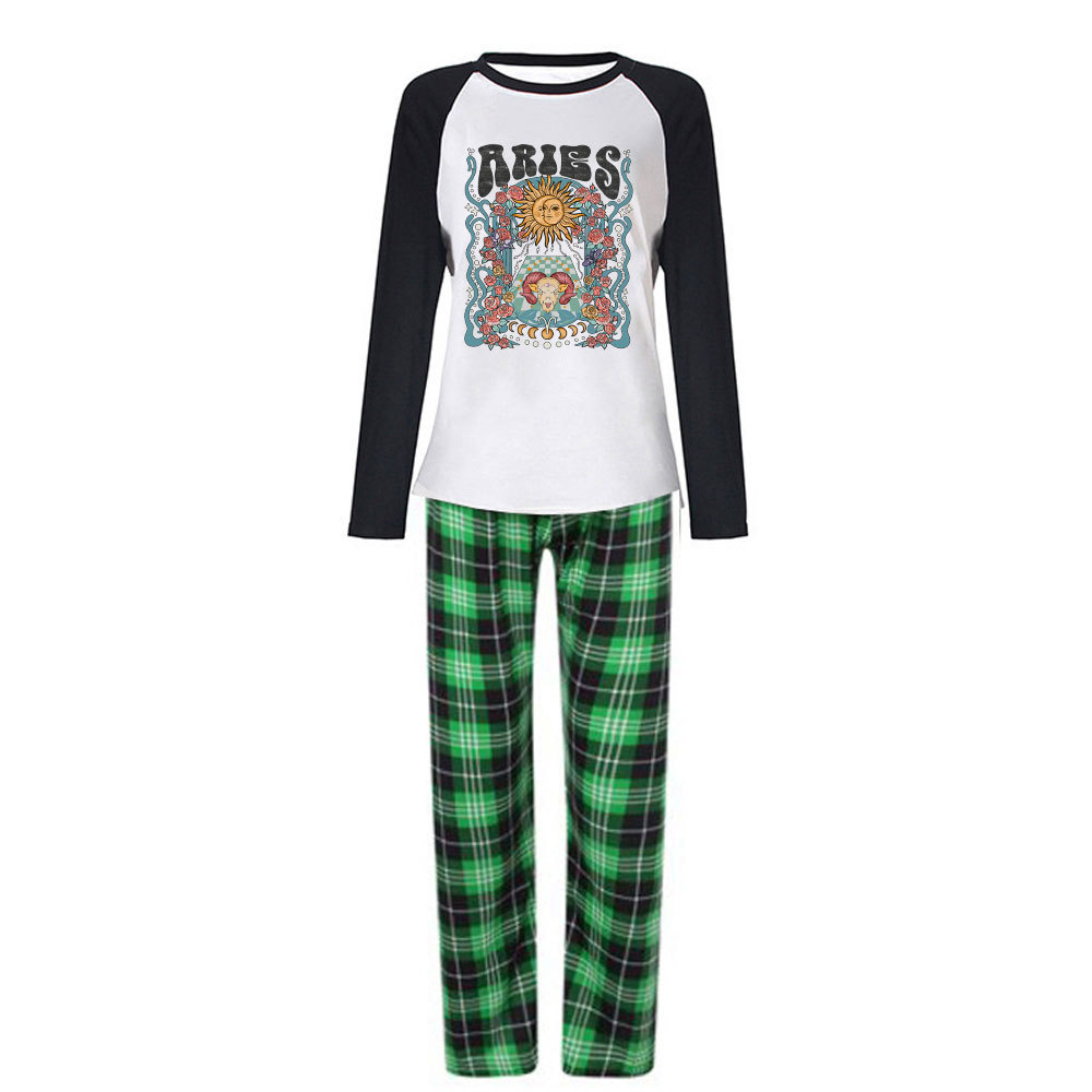 Purplehecate Aries Spirit Zodiac Christmas Pajamas