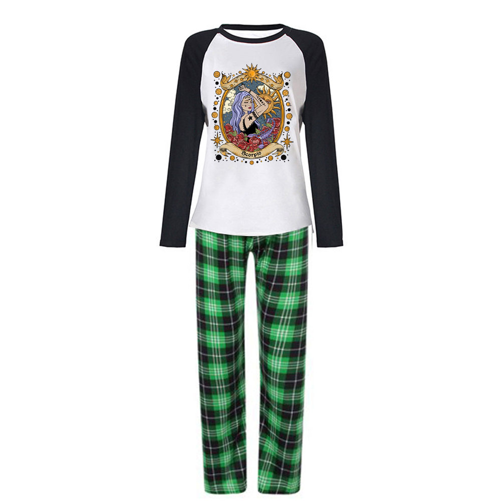 Purplehecate Scorpio Radiance Zodiac Christmas Pajamas