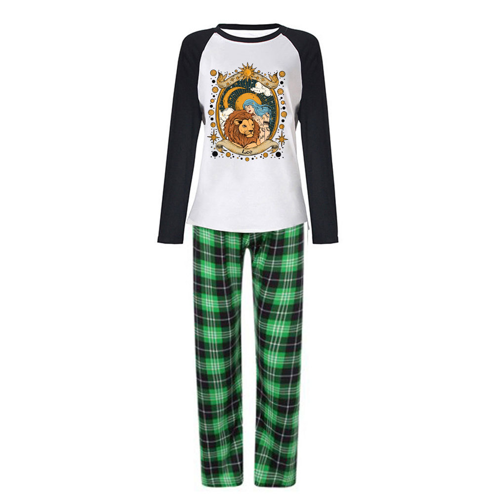 Purplehecate Leo Radiance Zodiac Christmas Pajamas