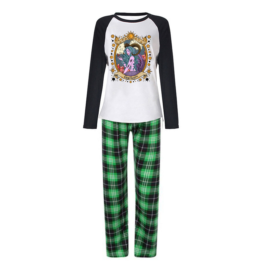 Purplehecate Capricorn Radiance Zodiac Christmas Pajamas