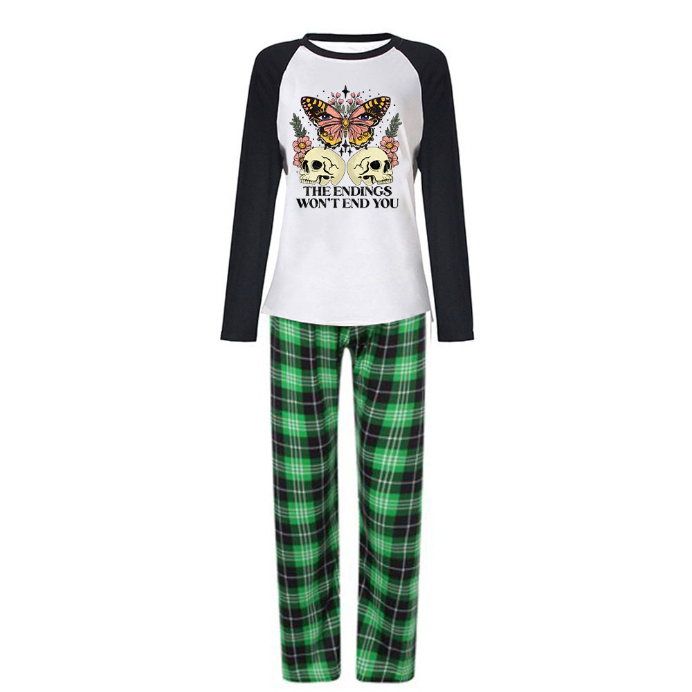 Purplehecate The Endings Won't End You Christmas Pajamas