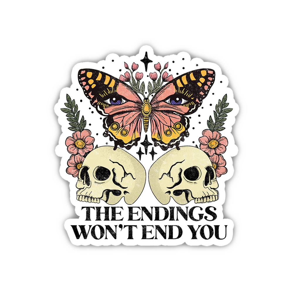 Purplehecate The Endings Won't End You Sticker