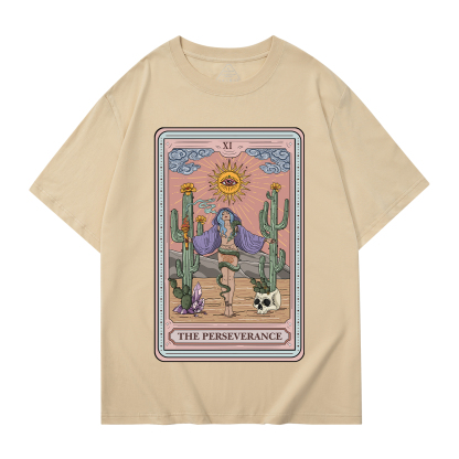Purplehecate The Perseverance Tarot Card T-Shirt