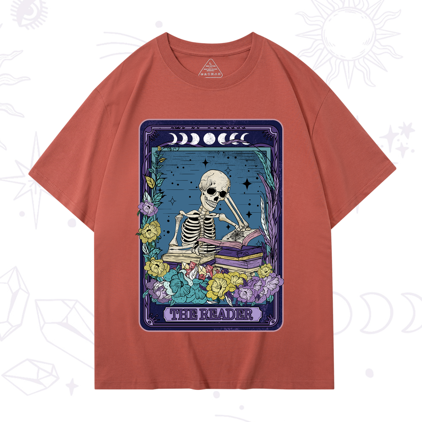 Purplehecate The Reader Tarot Card T-Shirt
