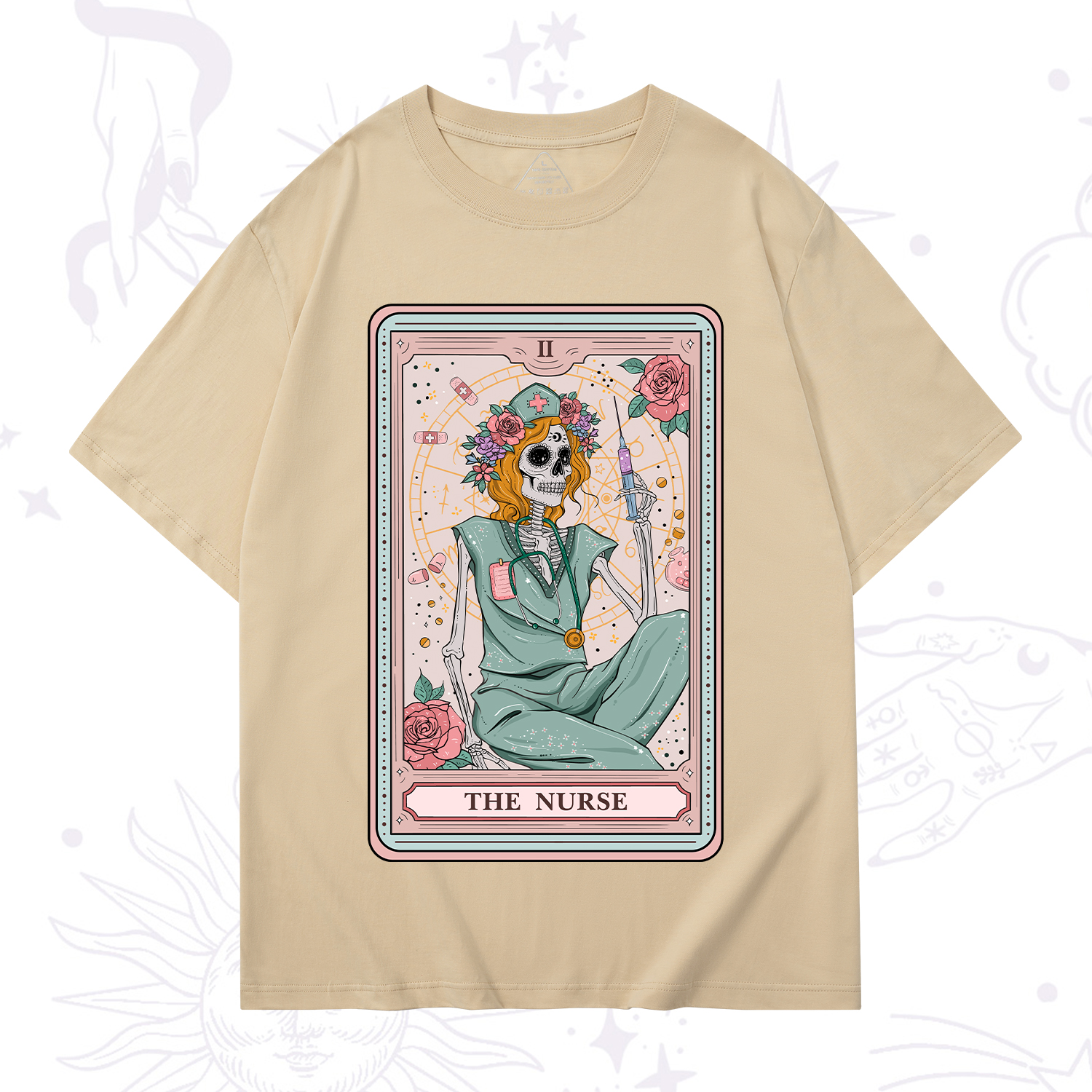 Purplehecate The Nurse Tarot Card T-Shirt
