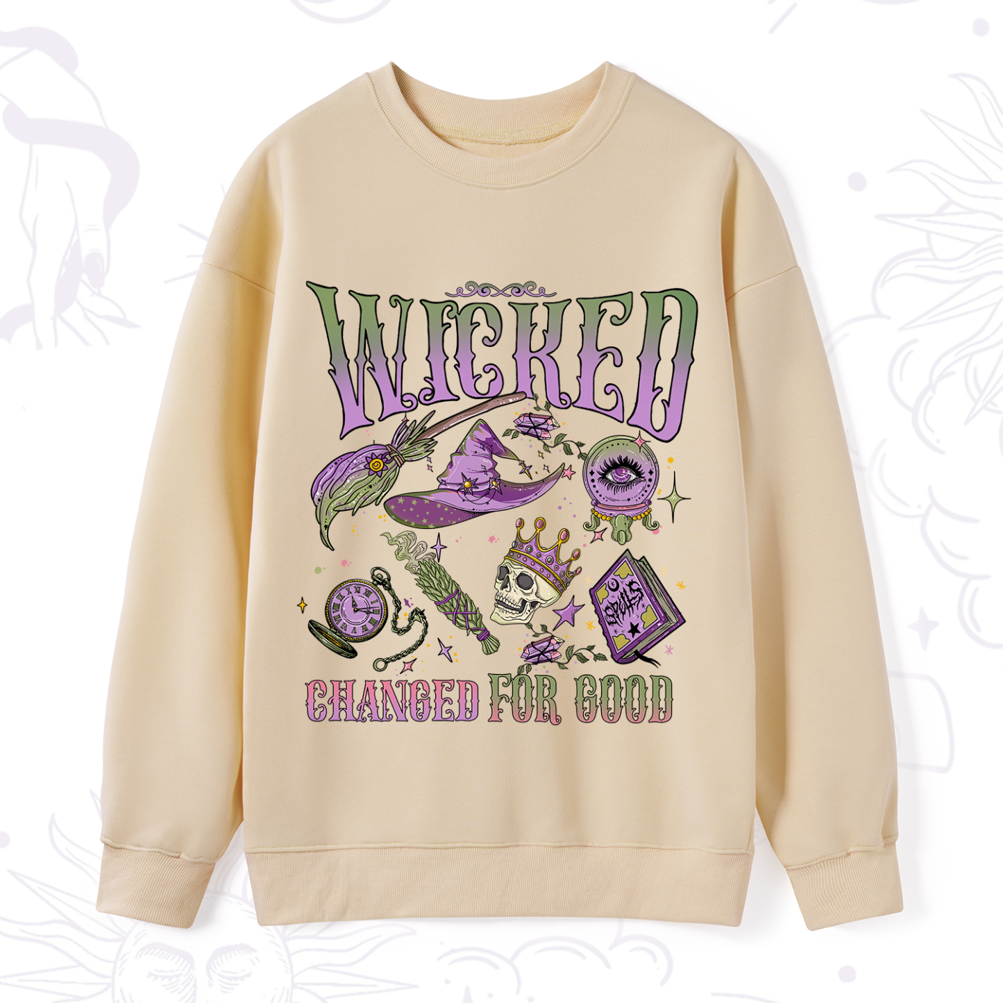 Purplehecate Wicked Changed For Good Sweatshirt