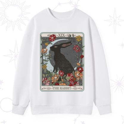 Purplehecate The Rabbit Tarot Sweatshirt