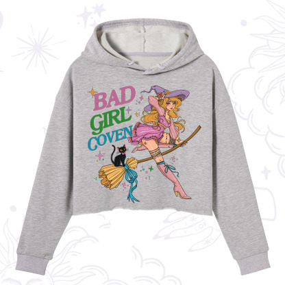Purplehecate Bad Girl Coven Crop Hoodie