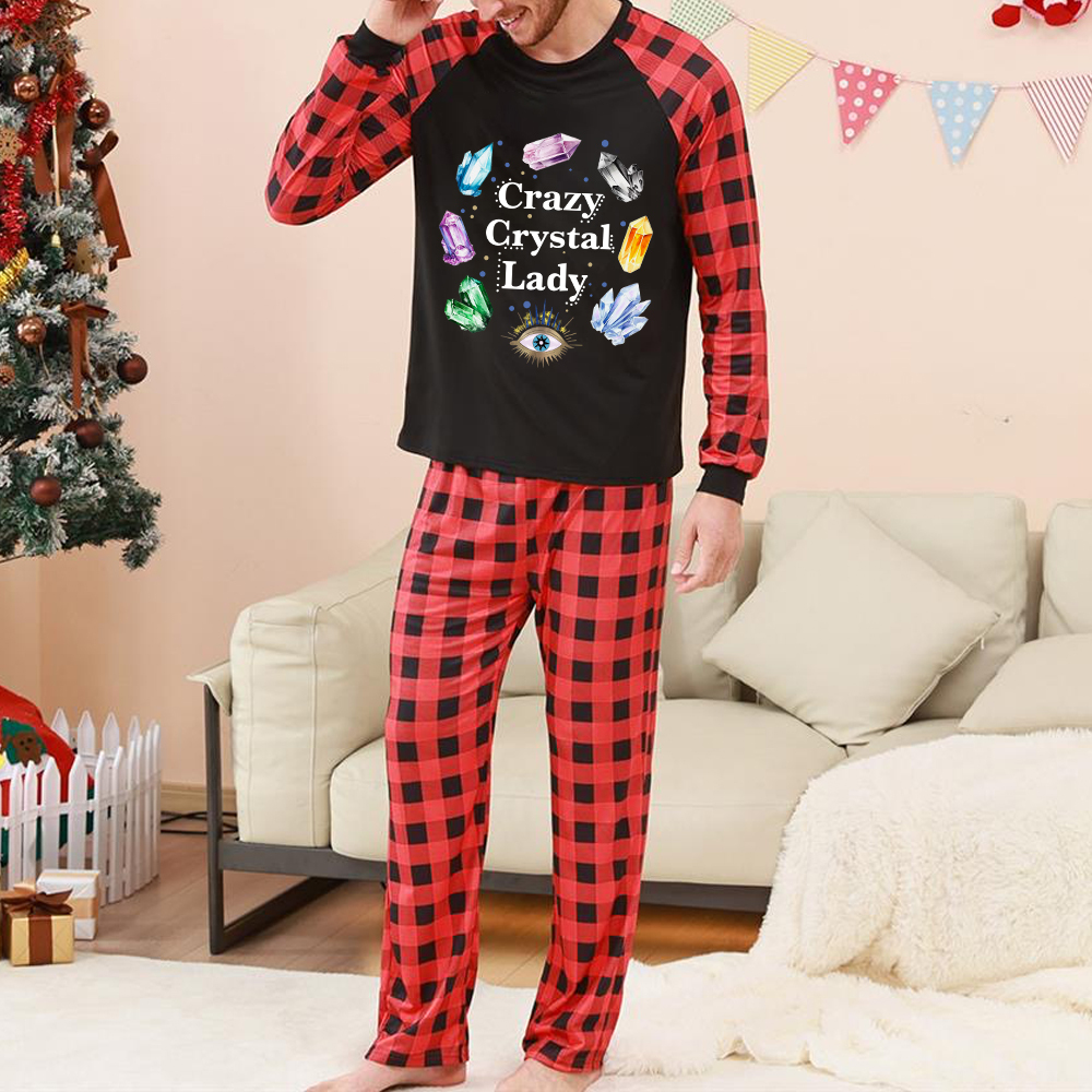 Purplehecate Crazy Crystal Lady Christmas Pajamas