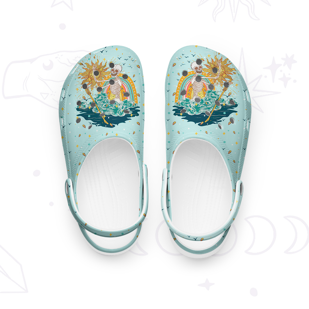 Purplehecate The Audacity Tarot Card Rubber Clogs