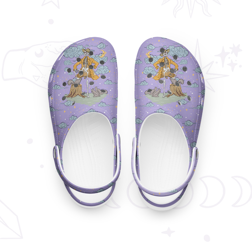 Purplehecate The Two Of Deez Tarot Rubber Clogs