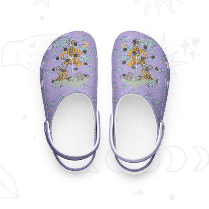 Purplehecate The Two Of Deez Tarot Rubber Clogs