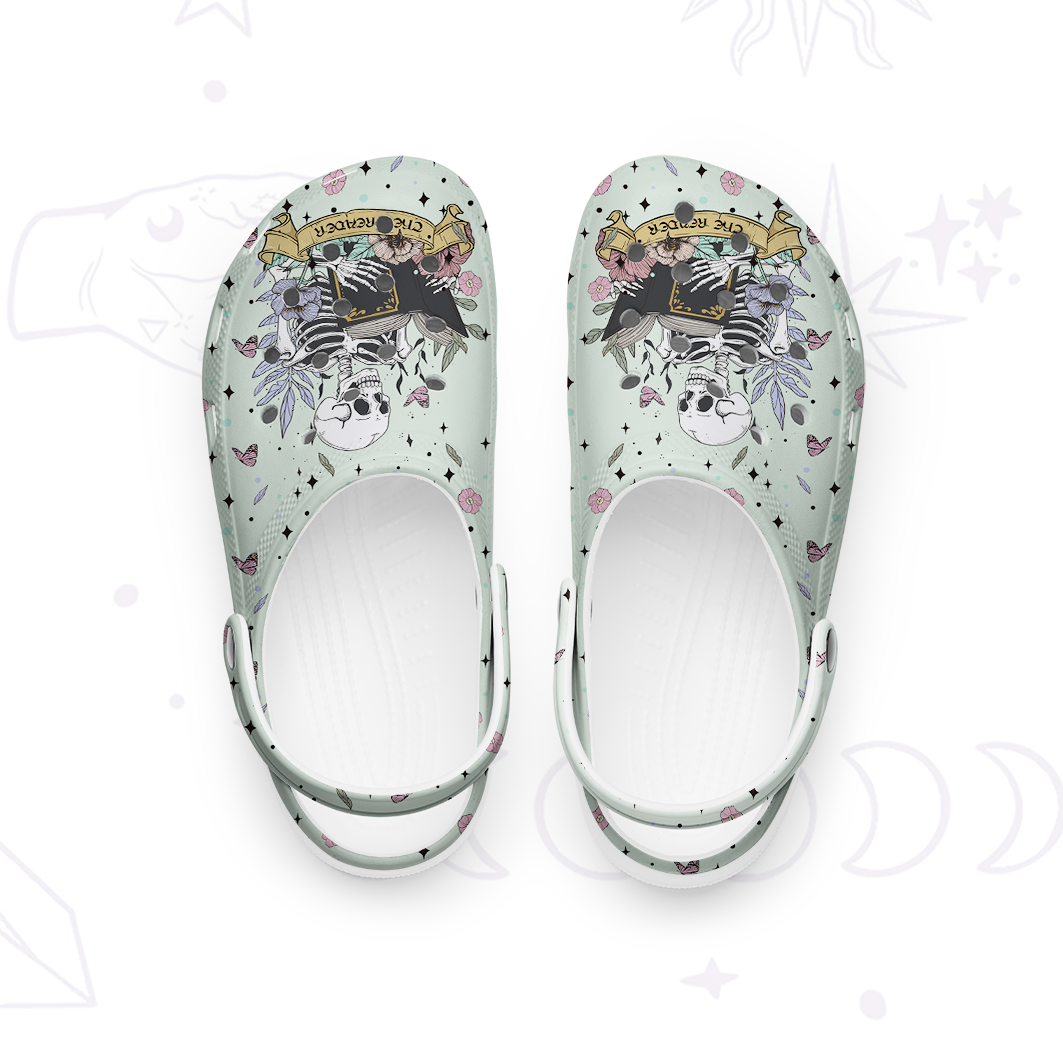 Purplehecate The Reader's Tarot Rubber Clogs