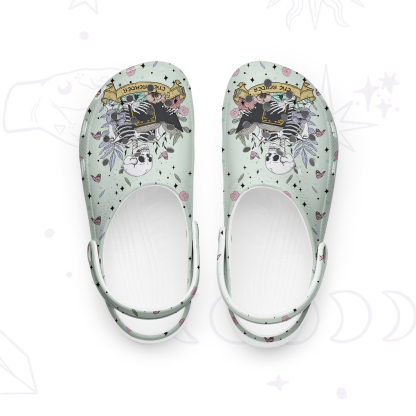 Purplehecate The Reader's Tarot Rubber Clogs