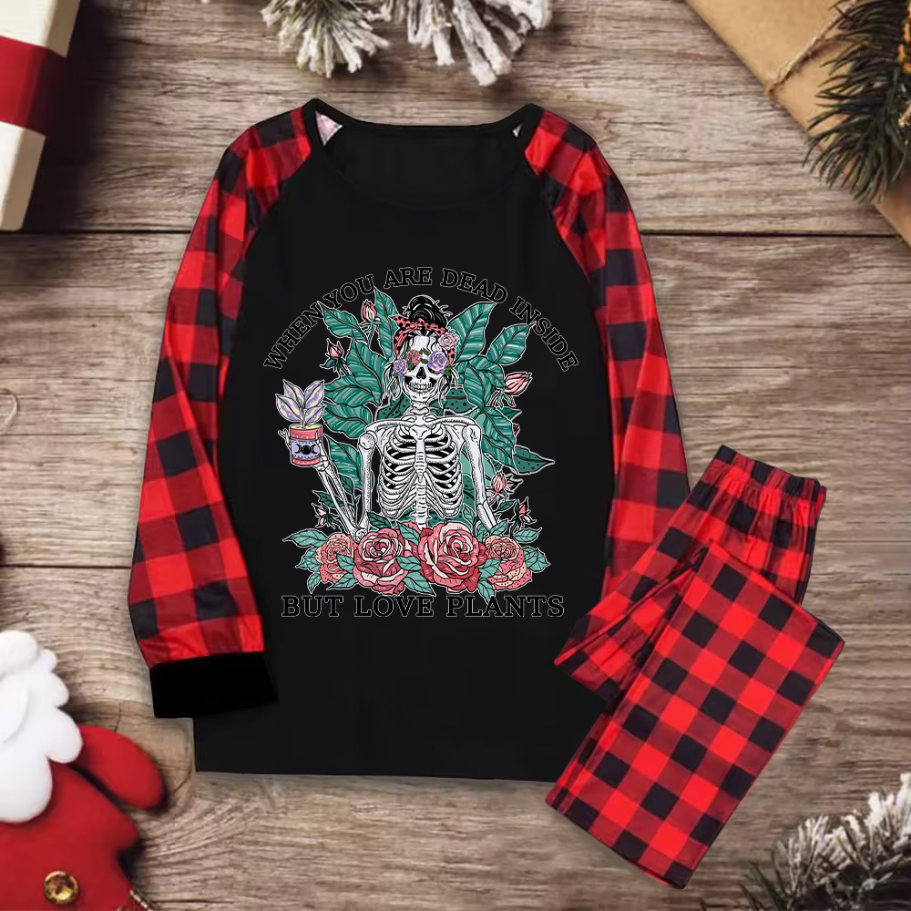 Purplehecate When You Dead Inside Christmas Pajamas