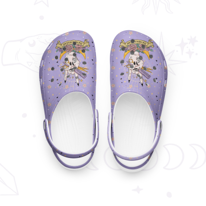 Purplehecate The Hair Stylist Tarot Rubber Clogs