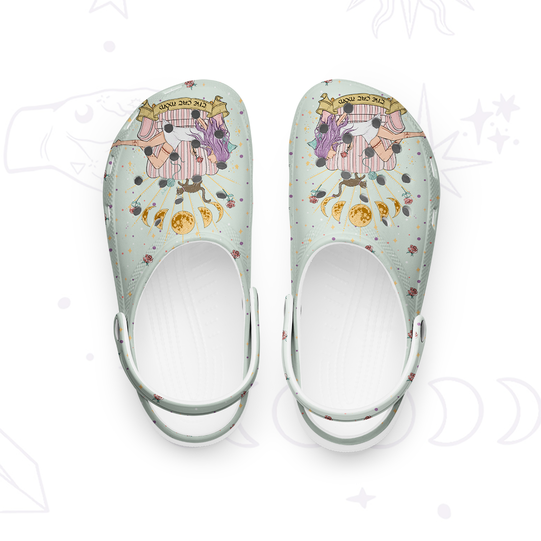 Purplehecate The Dog Mom Tarot Rubber Clogs