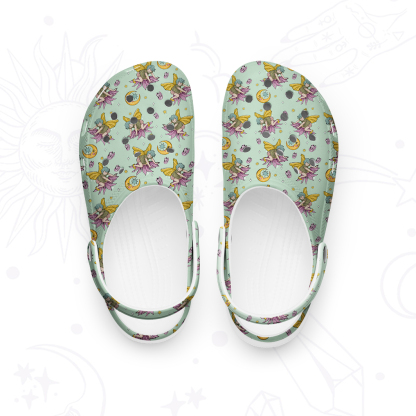 Purplehecate Fairy Dust Rubber Clogs