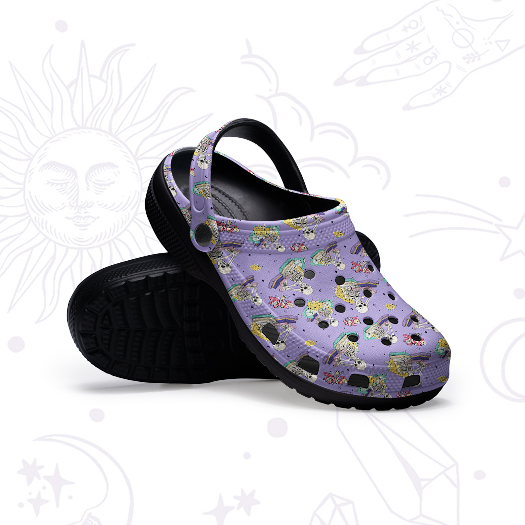 Purplehecate Book Lover Rubber Clogs