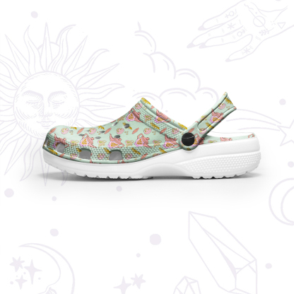 Purplehecate Purple Fantasy Rubber Clogs