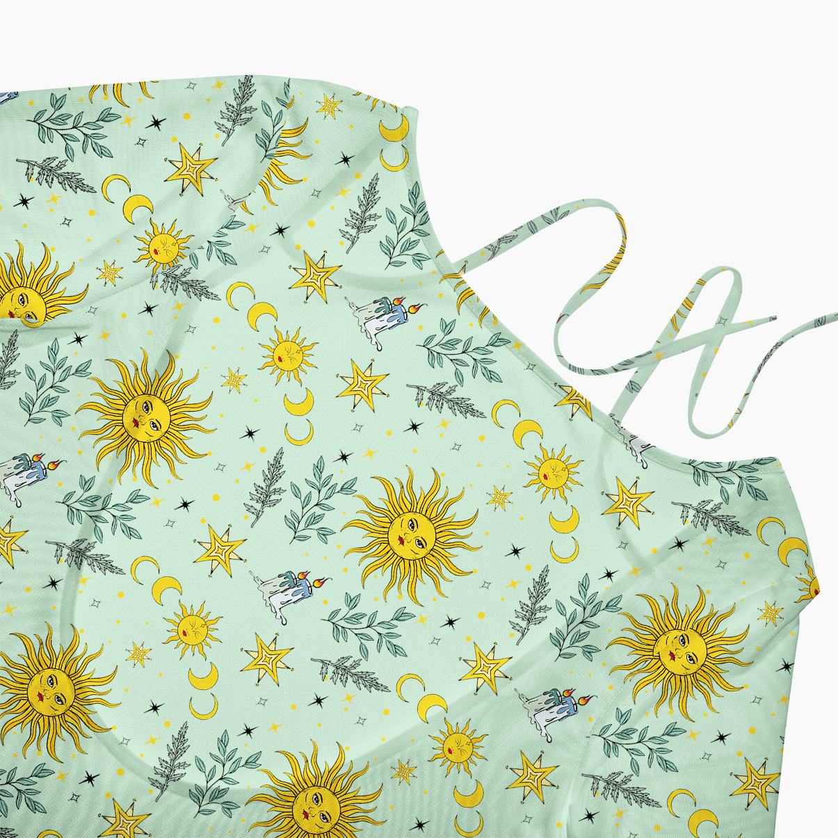 Purplehecate Magic Sun Beachwear Cover-Up Dress