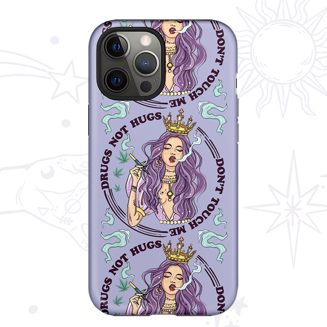 Purplehecate Drugs Not Hugs Phone Case