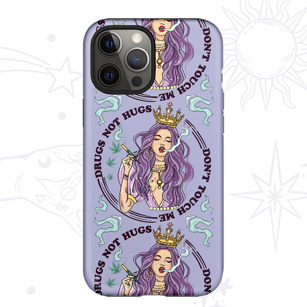 Purplehecate Drugs Not Hugs Phone Case