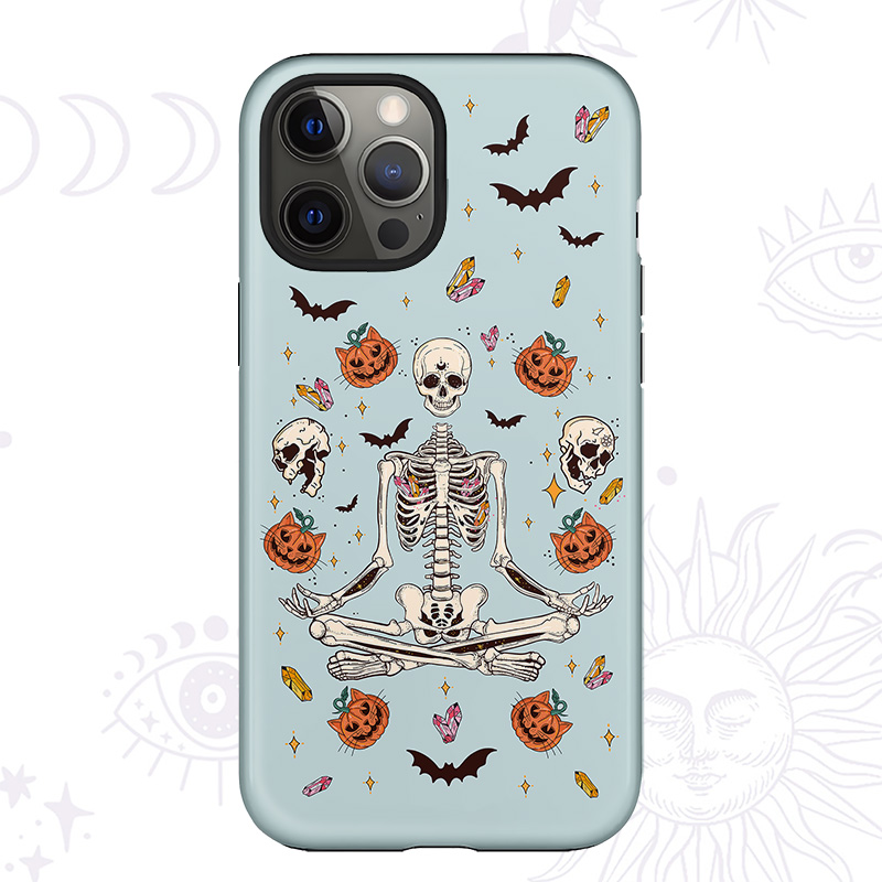 Purplehecate Funny Skeleton Halloween Phone Case