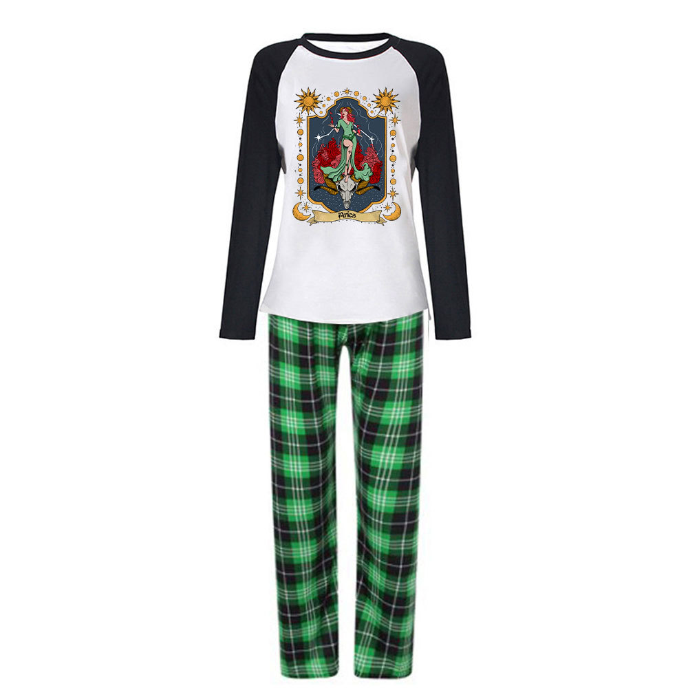 Purplehecate Aries Zodiac Christmas Pajamas
