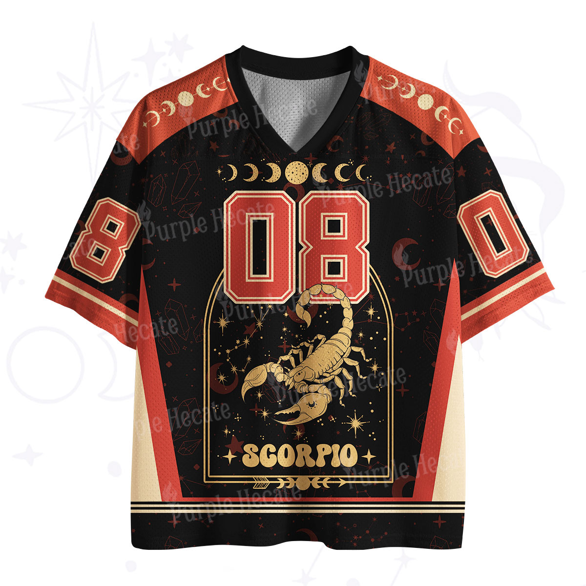 Purplehecate Zodiac Scorpio Under the Stars Mesh Jersey
