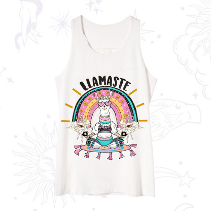 Purplehecate Llama Meditating Tank