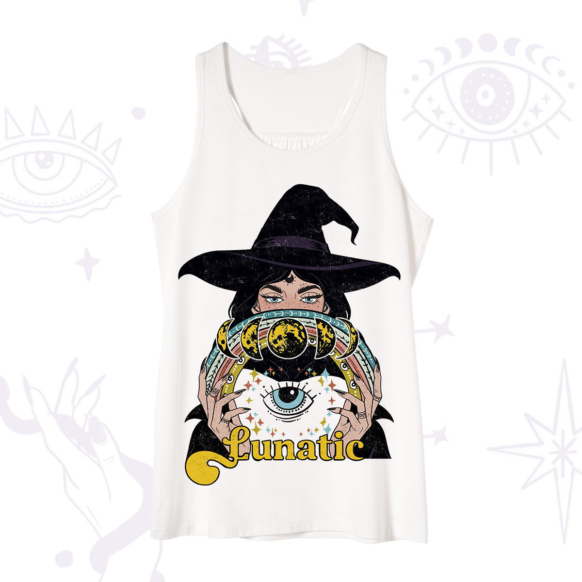 Purplehecate Witch of the Lunatic Moon Phase Tank