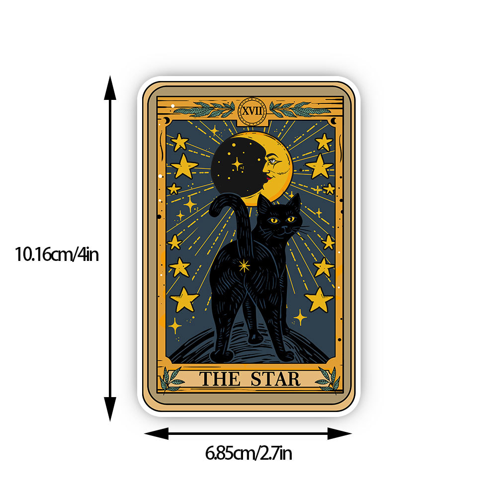 Purplehecate The Star Tarot Cat Sticker