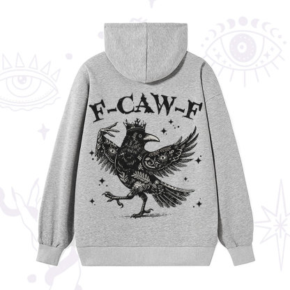 Purplehecate F-caw-f Funny Crow Hoodie