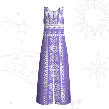 Purplehecate Visionary Sun Wide Leg Jumpsuit