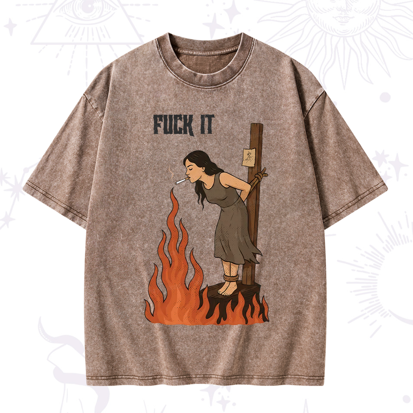 Purplehecate F*ck It Witch Washed T-Shirt