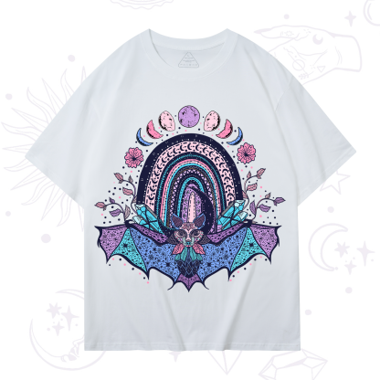 Purplehecate Moon Phase Bat T-Shirt