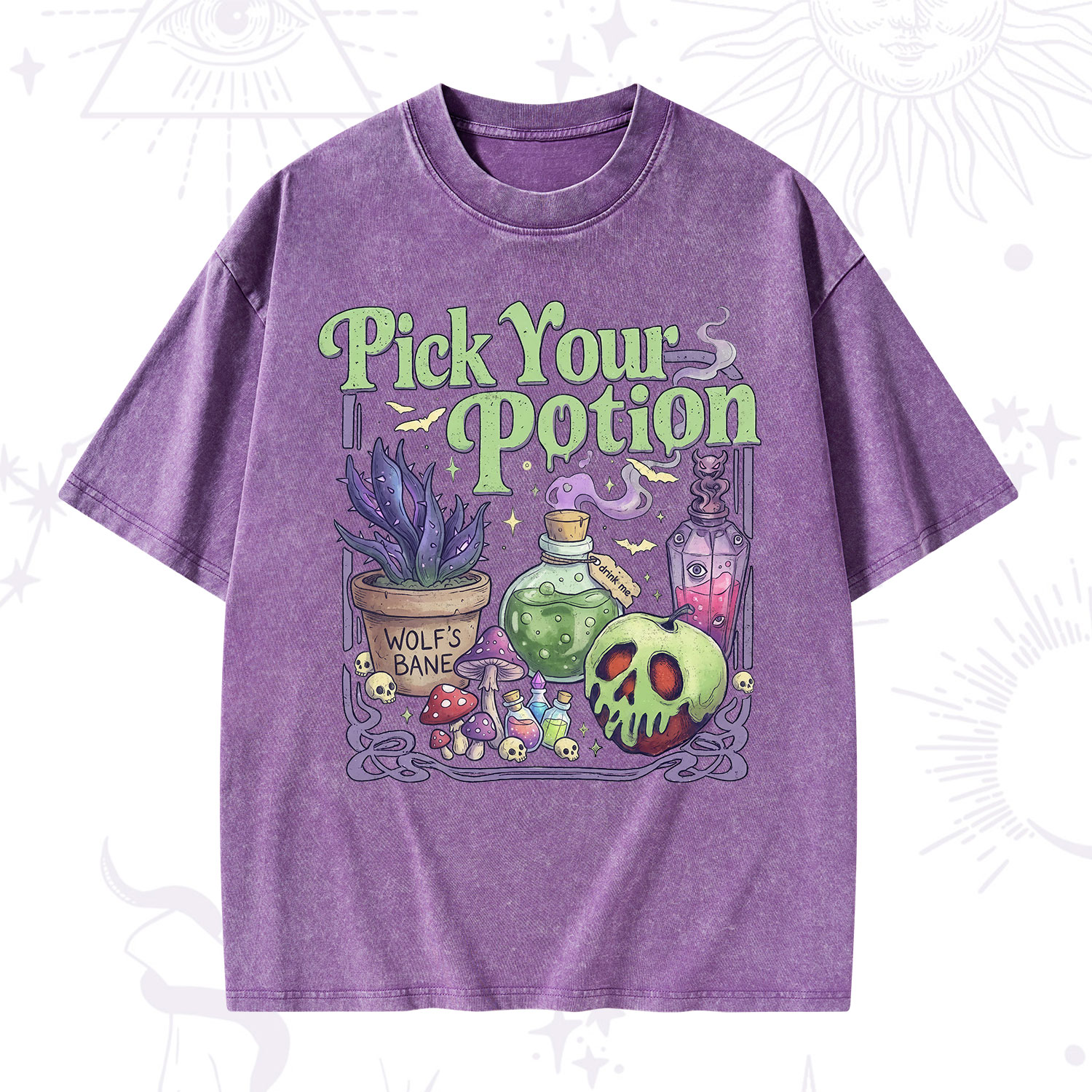 Purplehecate Pick Your Poison Washed T-Shirt