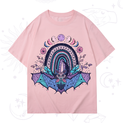 Purplehecate Moon Phase Bat T-Shirt