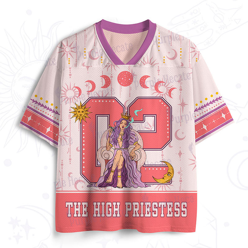 Purplehecate Arcana 02 The High Priestess Mesh Jersey