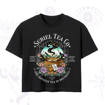 Purplehecate The Forest Tea Oracle Crop T-Shirt
