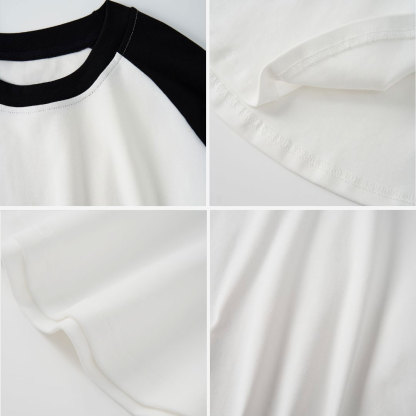 Purplehecate Witch Girls Will Be Girls Cropped Raglan Long Sleeve T-Shirt